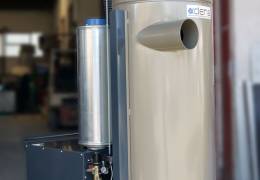Aspirador industrial de gran caudal con filtro de limpieza automatica
